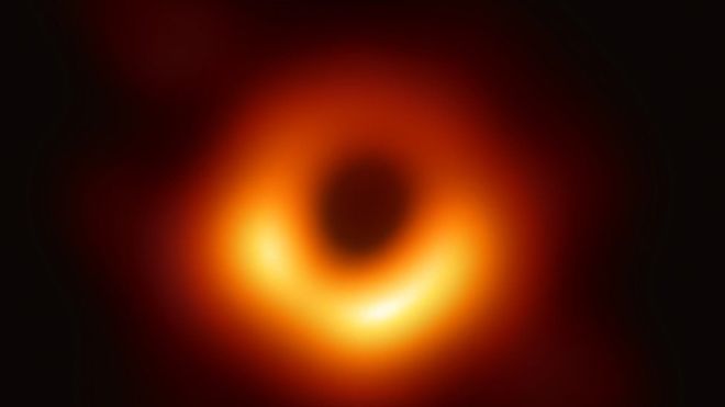 foto del agujero negro