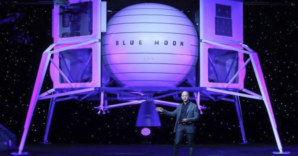Blue Moon la nave especial con la que Jeff Bezos quiere llegar a la Luna