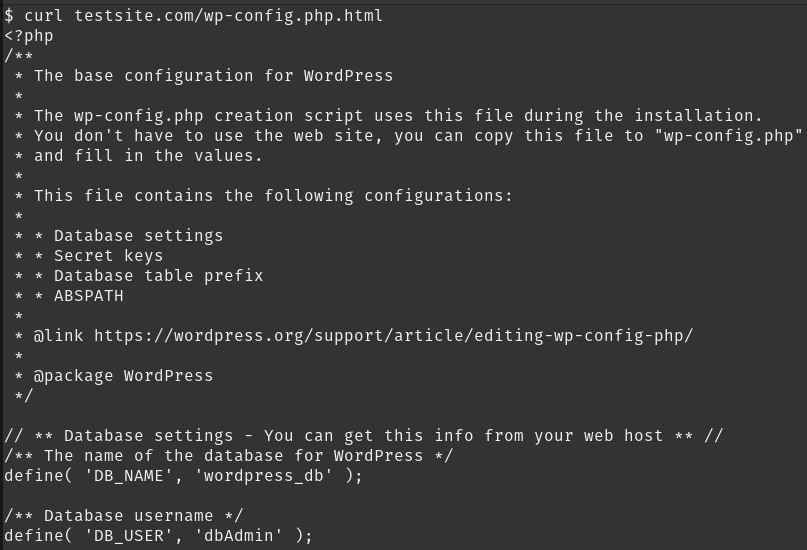 Listado de copias de seguridad WordPress accesibles desde el navegador